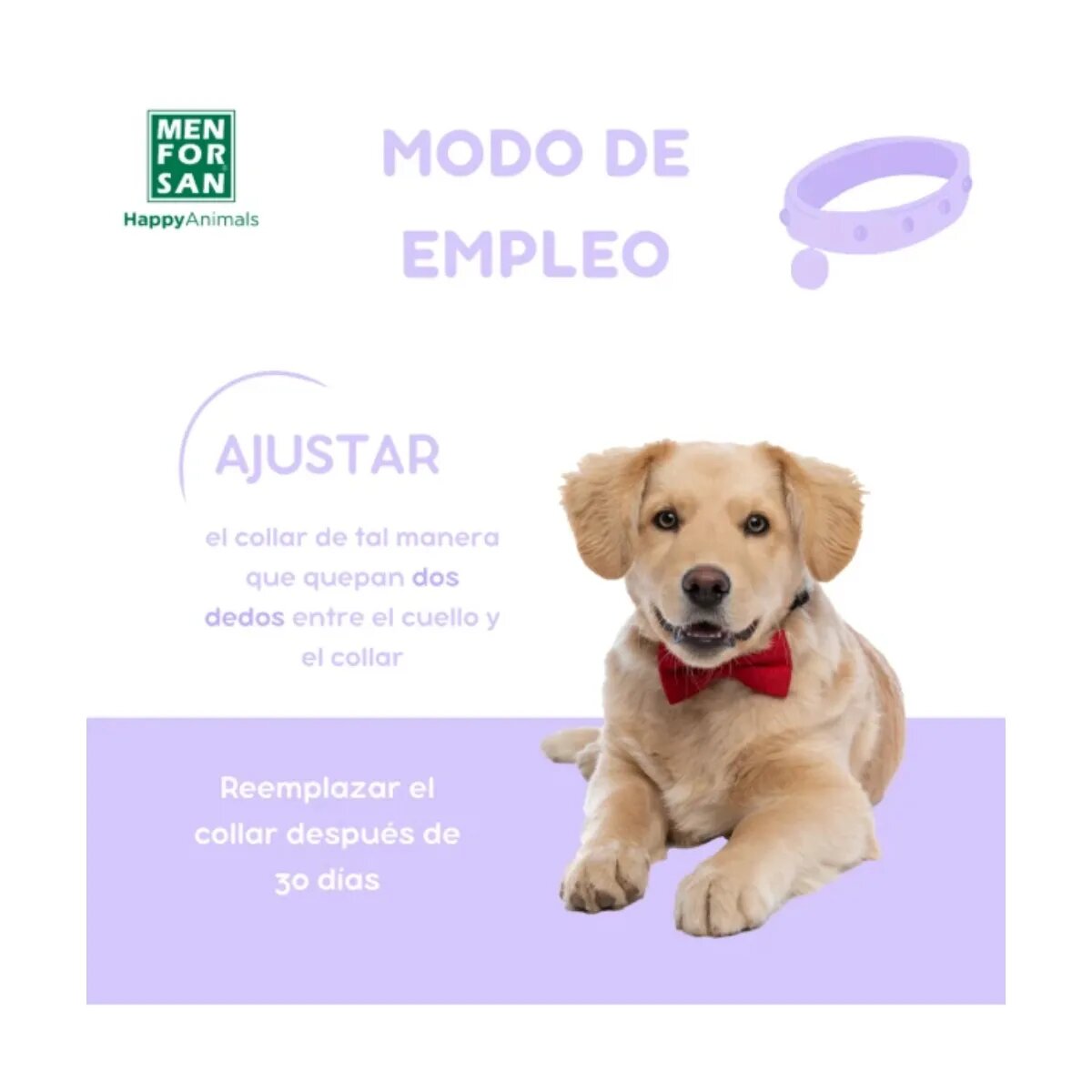 Menforsan Zgarda Calmanta 57cm supliment sistem nervos & calmante câini zgardă Zgarda Calmanta 57cm XS-L supliment sistem nervos & calmante câini cutie 1buc zgardă