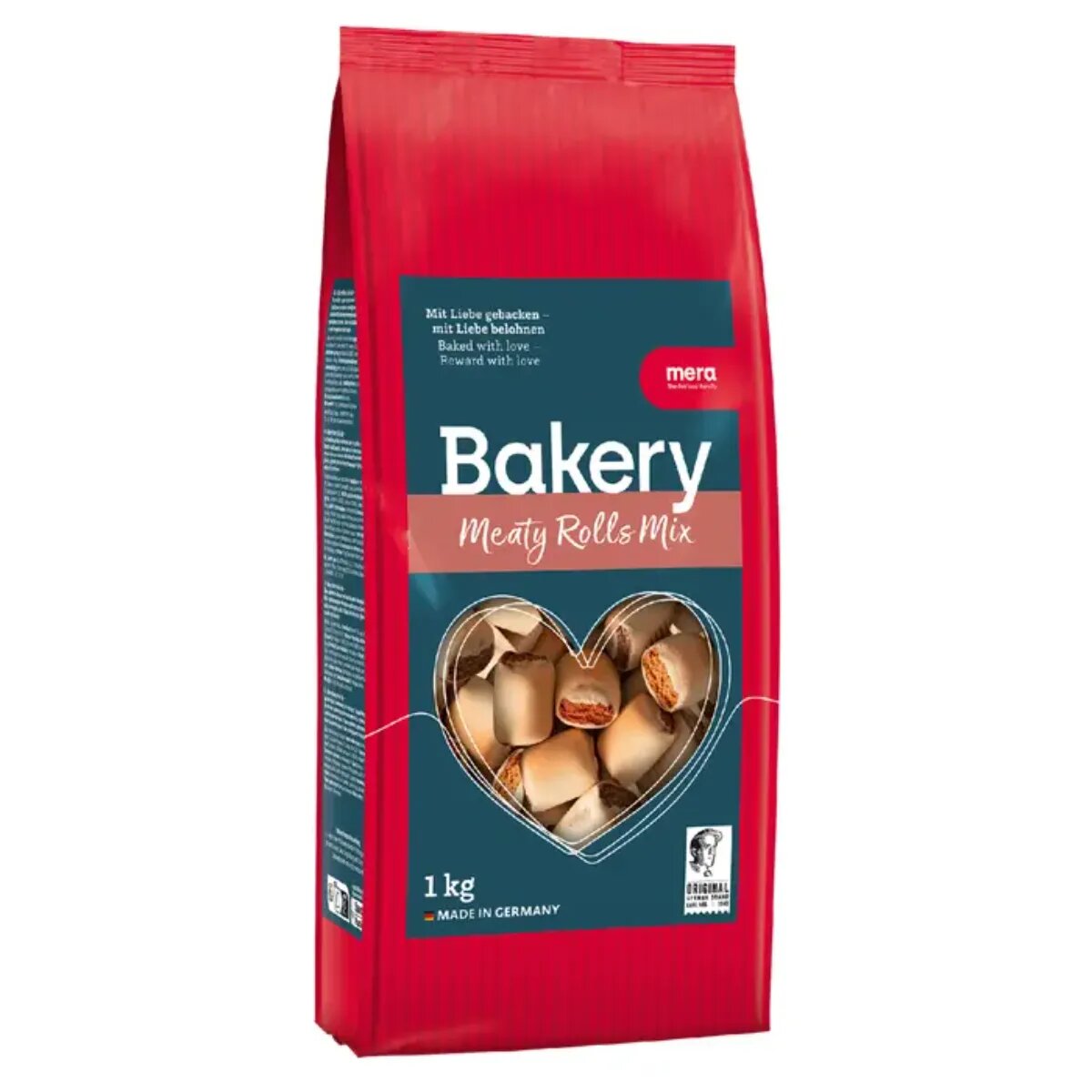 MERA Bakery Meaty Rolls Mix XS-XL Pește și Carne recompense câini 1kg