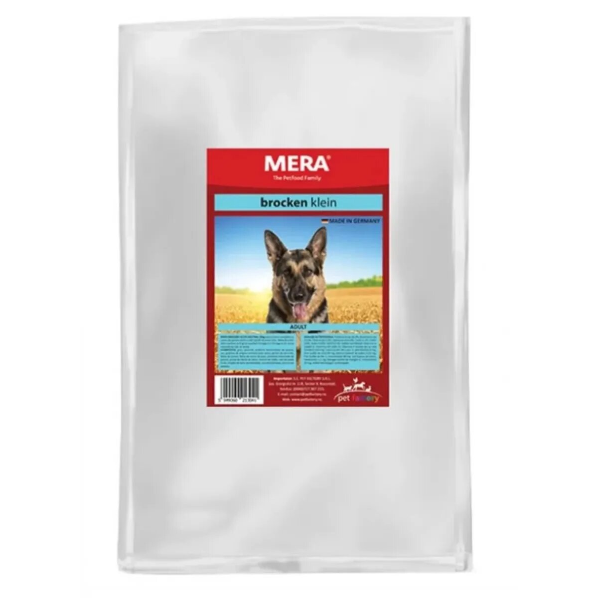 MERA Brocken Klein Neutral XS-XL Pasăre hrană uscată câini 15kg