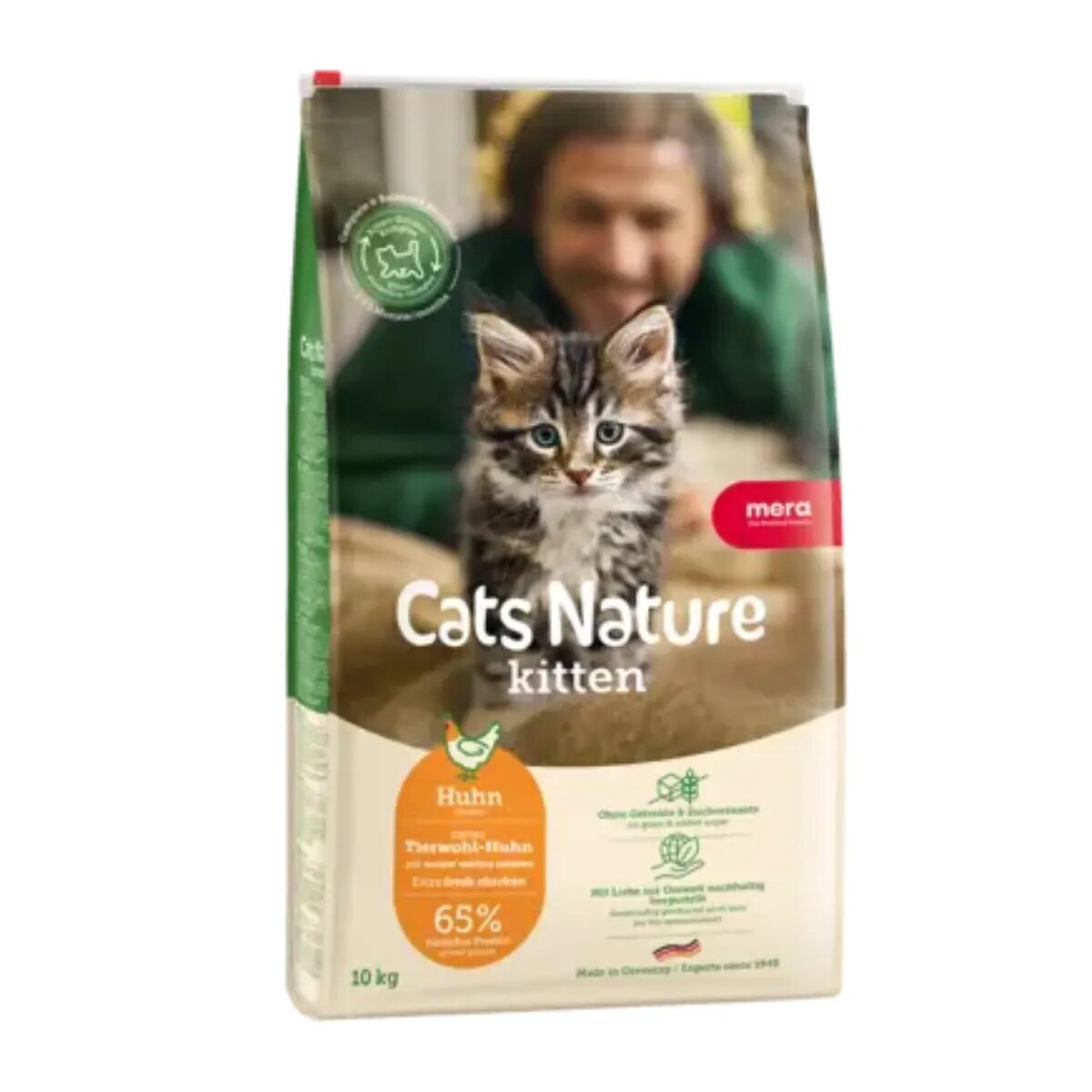 MERA Cat's Nature Kitten Pui hrană uscată fără cereale pisici junior 10kg