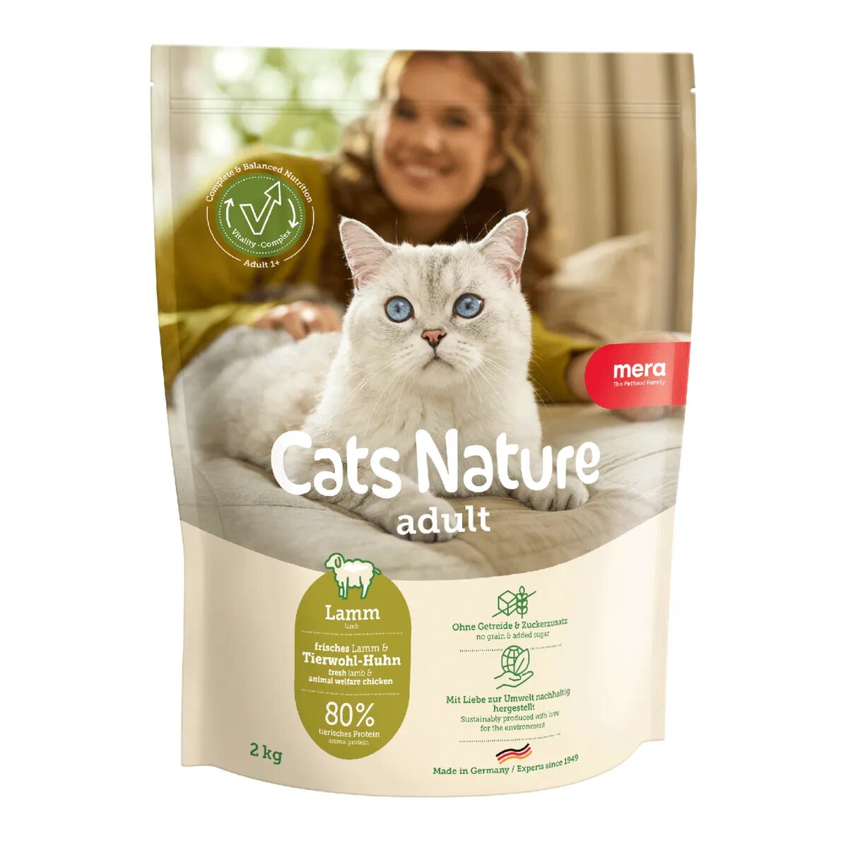 MERA Cat's Nature Rață hrană uscată fără cereale pisici 400g