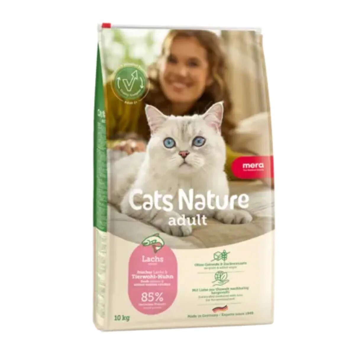 MERA Cat's Nature Somon hrană uscată fără cereale pisici 2kg