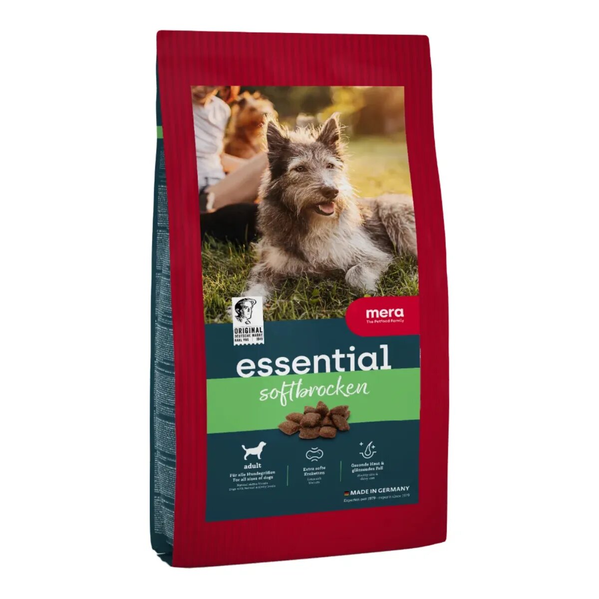 MERA Essential Soft Brocken XS-XL Pasăre hrană uscată câini semimoist 12.5kg
