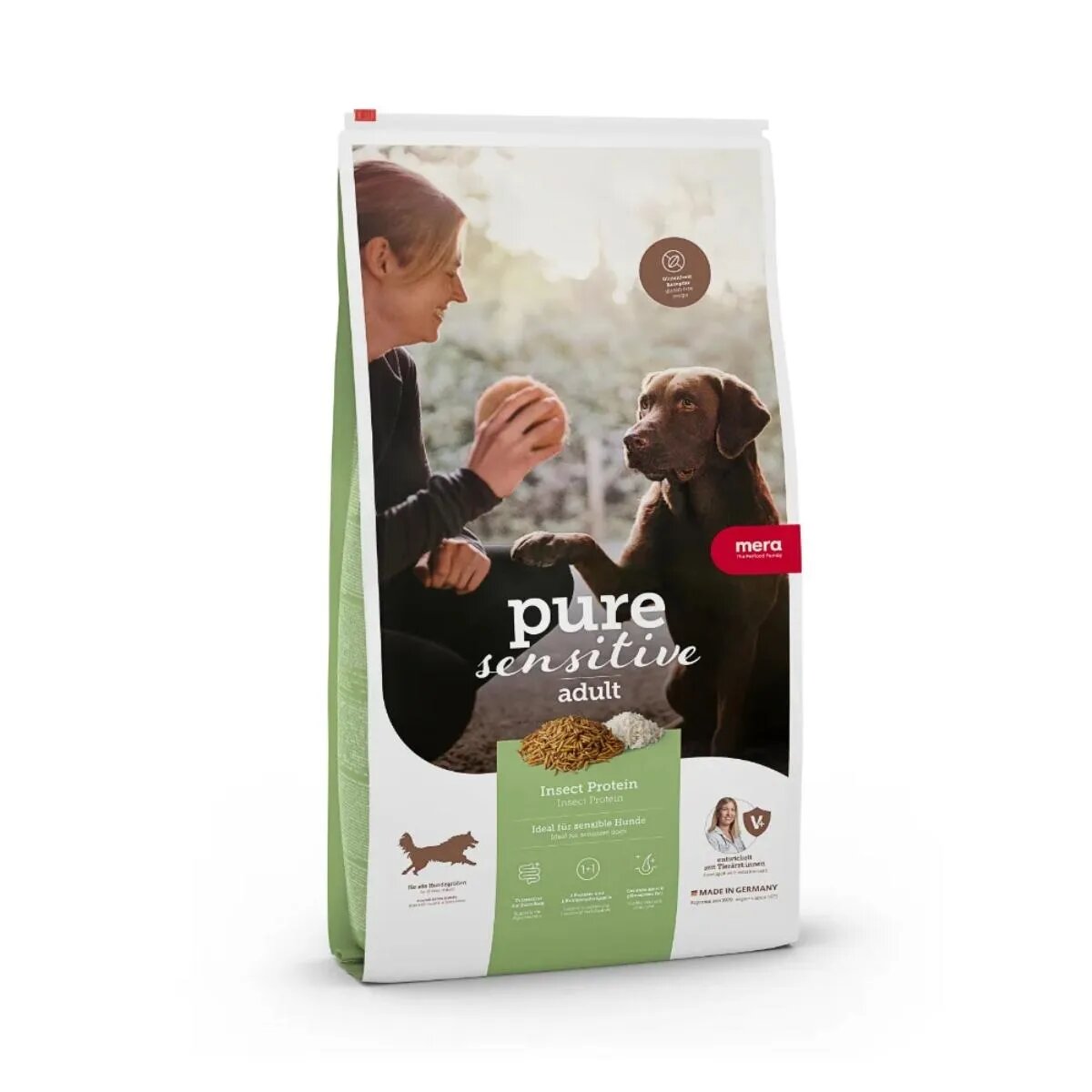 MERA Pure Sensitive XS-XL Insecte hrană uscată câini alergii 12.5kg