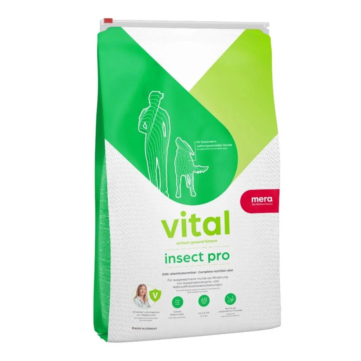 MERA Vital Insect Pro XS-XL Insecte dietă veterinară hrană uscată fără cereale câini alergii 3kg