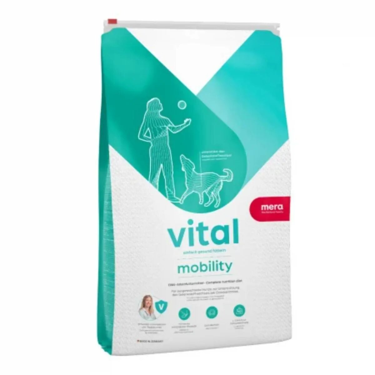 MERA Vital Mobility XS-XL Pasăre dietă veterinară hrană uscată câini sistem articular 10kg