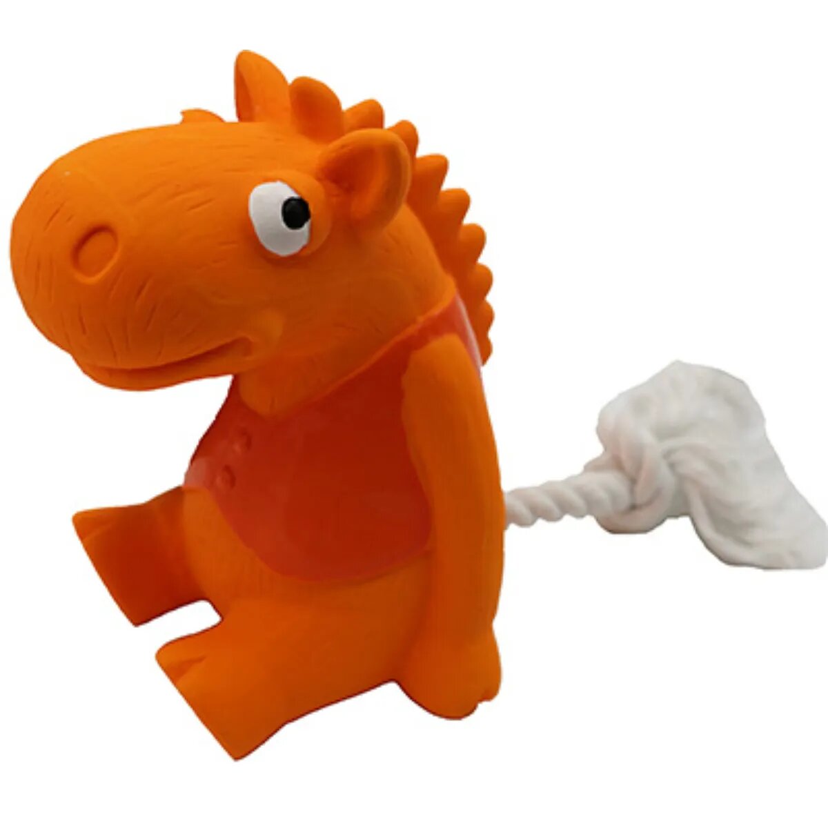 MISOKO Hippo jucărie de aport câini activități fizice latex Hippo jucărie de aport câini M-L activități fizice latex portocaliu 21cm 1buc