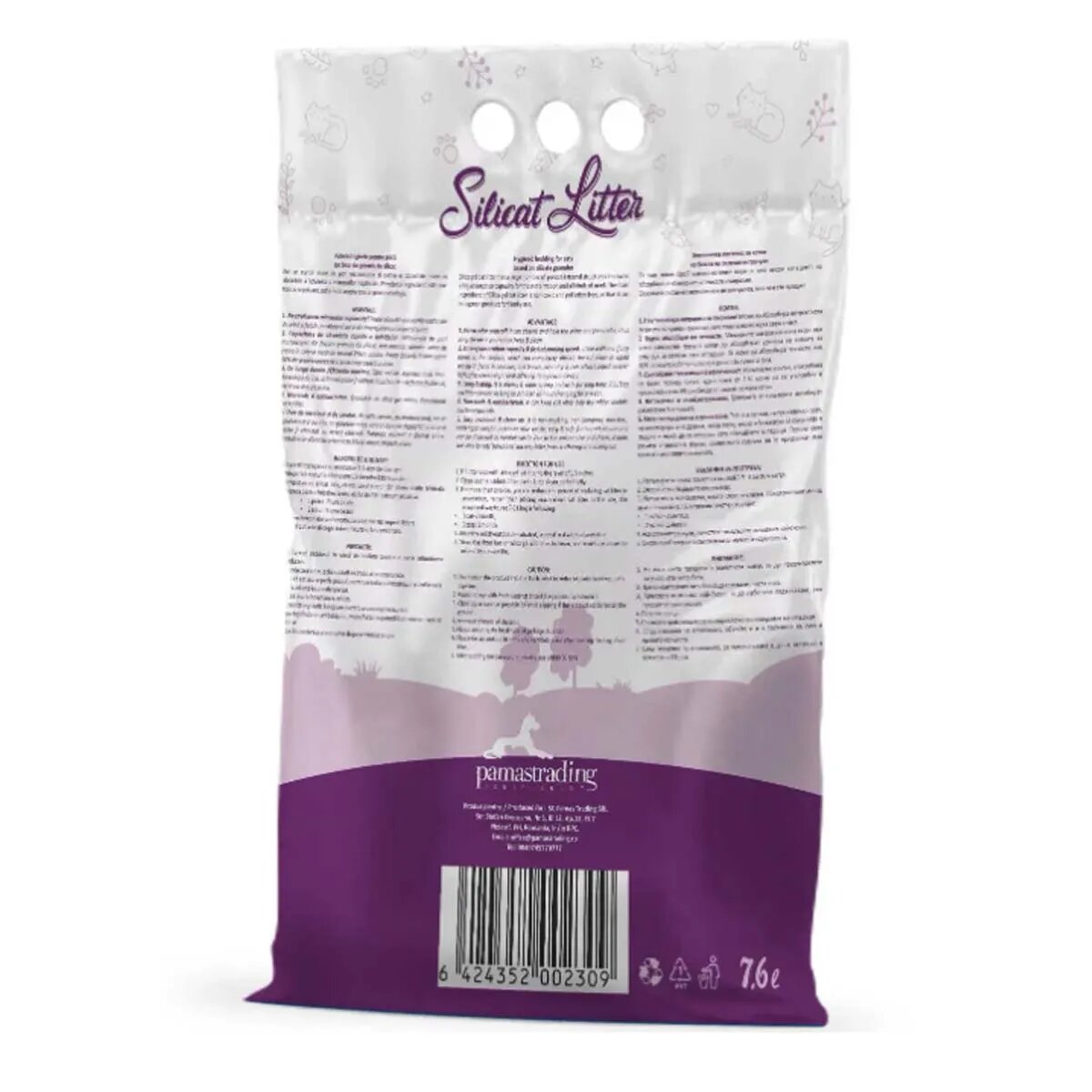 Mon Petit Ami Lavanda așternut igienic pisici granule silicat neaglomerant neutralizare mirosuri 7.6l