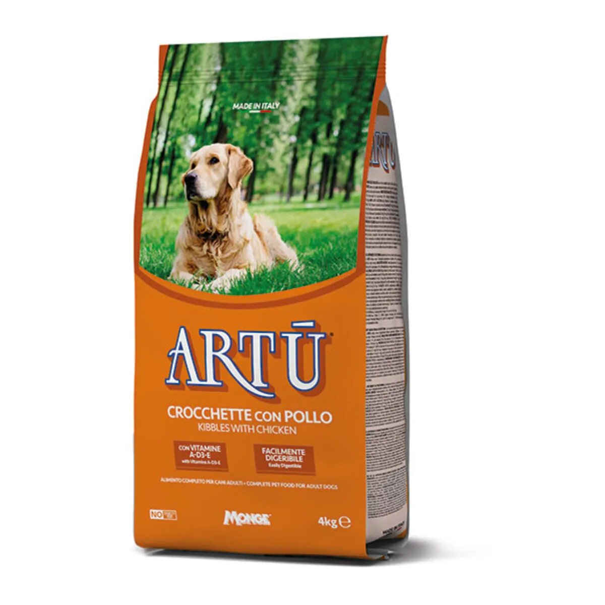 Monge Artu XS-XL Pui hrană uscată câini 20kg