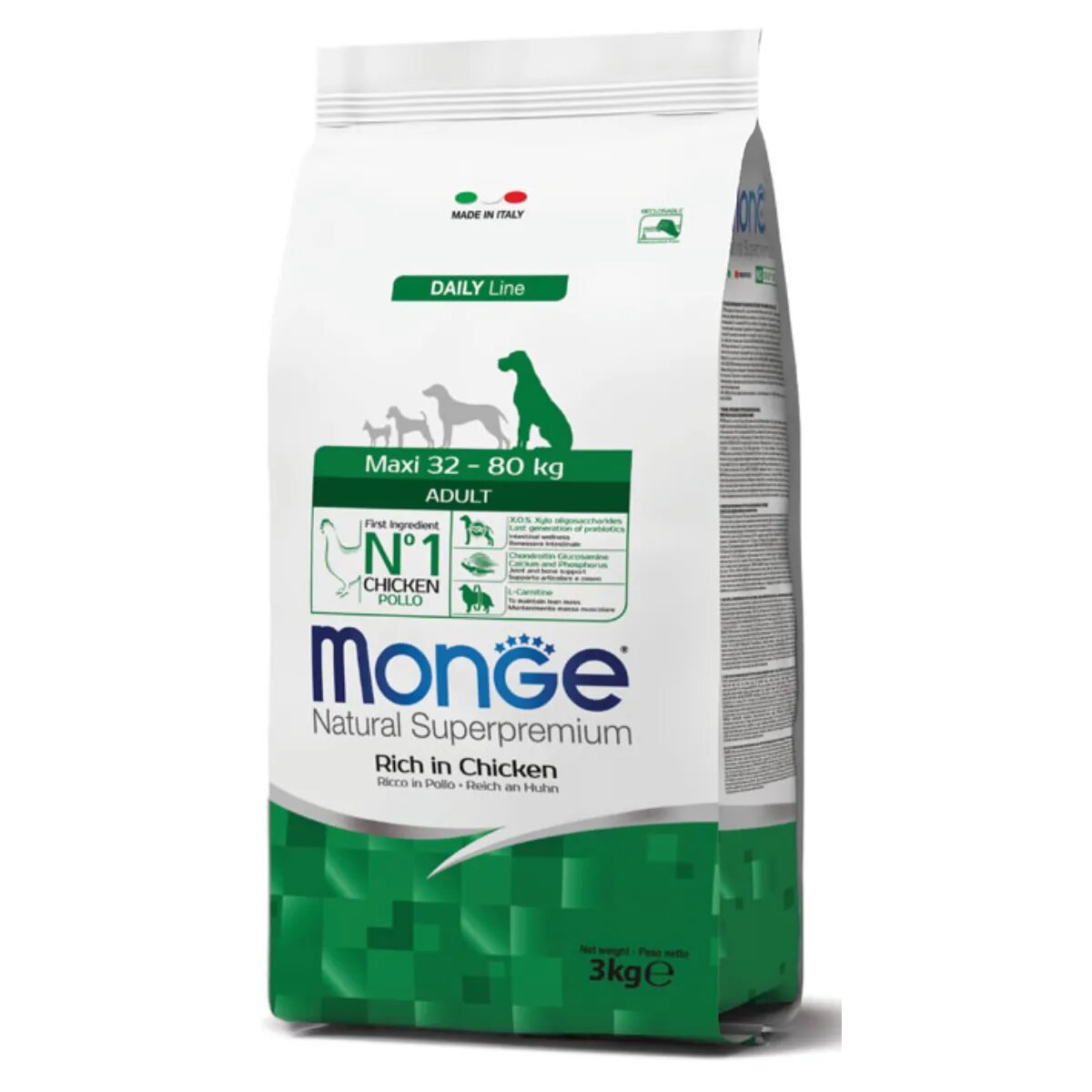Monge Natural Superpremium Adult Maxi L-XL Pui hrană uscată câini 12kg