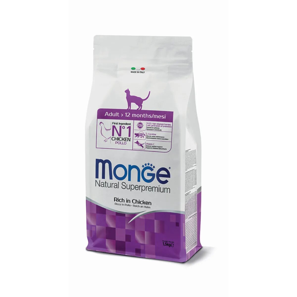 Monge Natural Superpremium Pui hrană uscată pisici 10kg