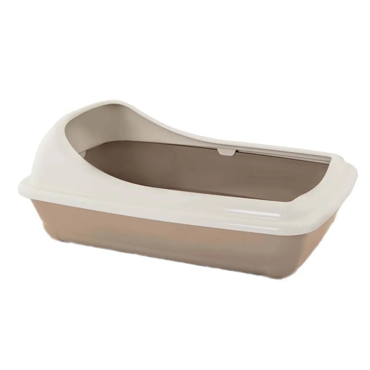 MP BERGAMO Birba Mini litieră pisici cu ramă roz 38x31x17 cm