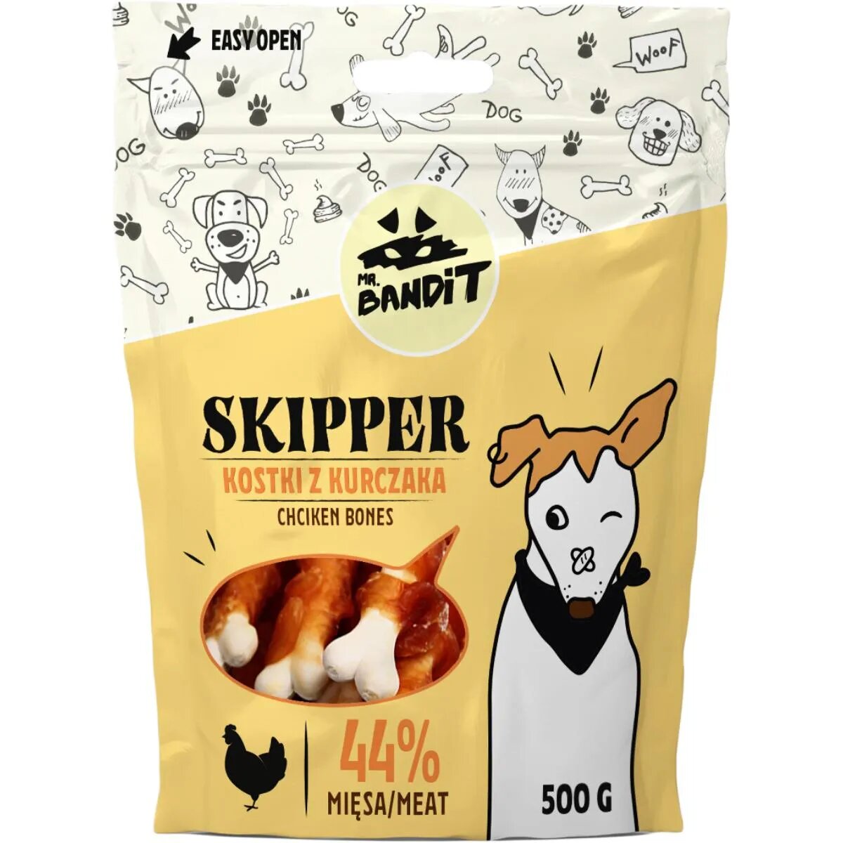 Mr Bandit Skipper XS-XL Pui punguță recompense câini 500g