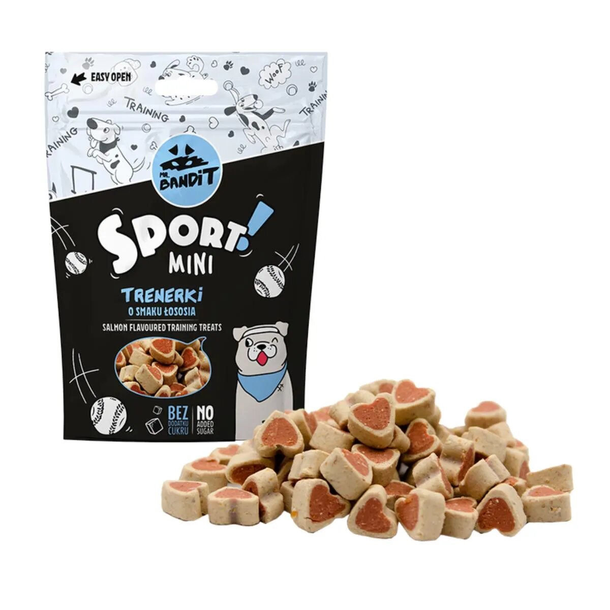 Mr Bandit Sport Mini Training XS-S Somon punguță recompense câini 150g