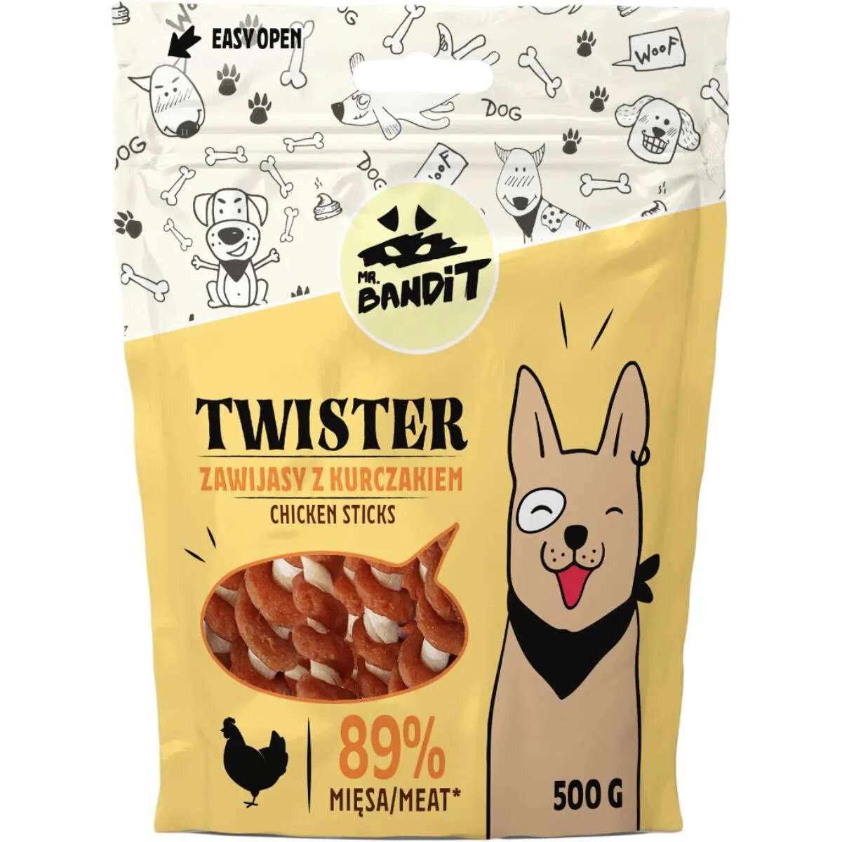Mr Bandit Twister XS-XL Pui punguță recompense câini 80g
