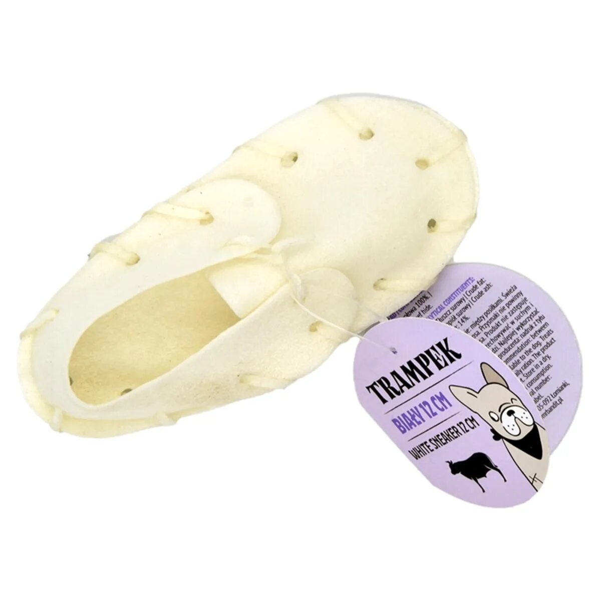 Mr Bandit White Sneaker XS-XL Vită punguță recompense câini 12cm
