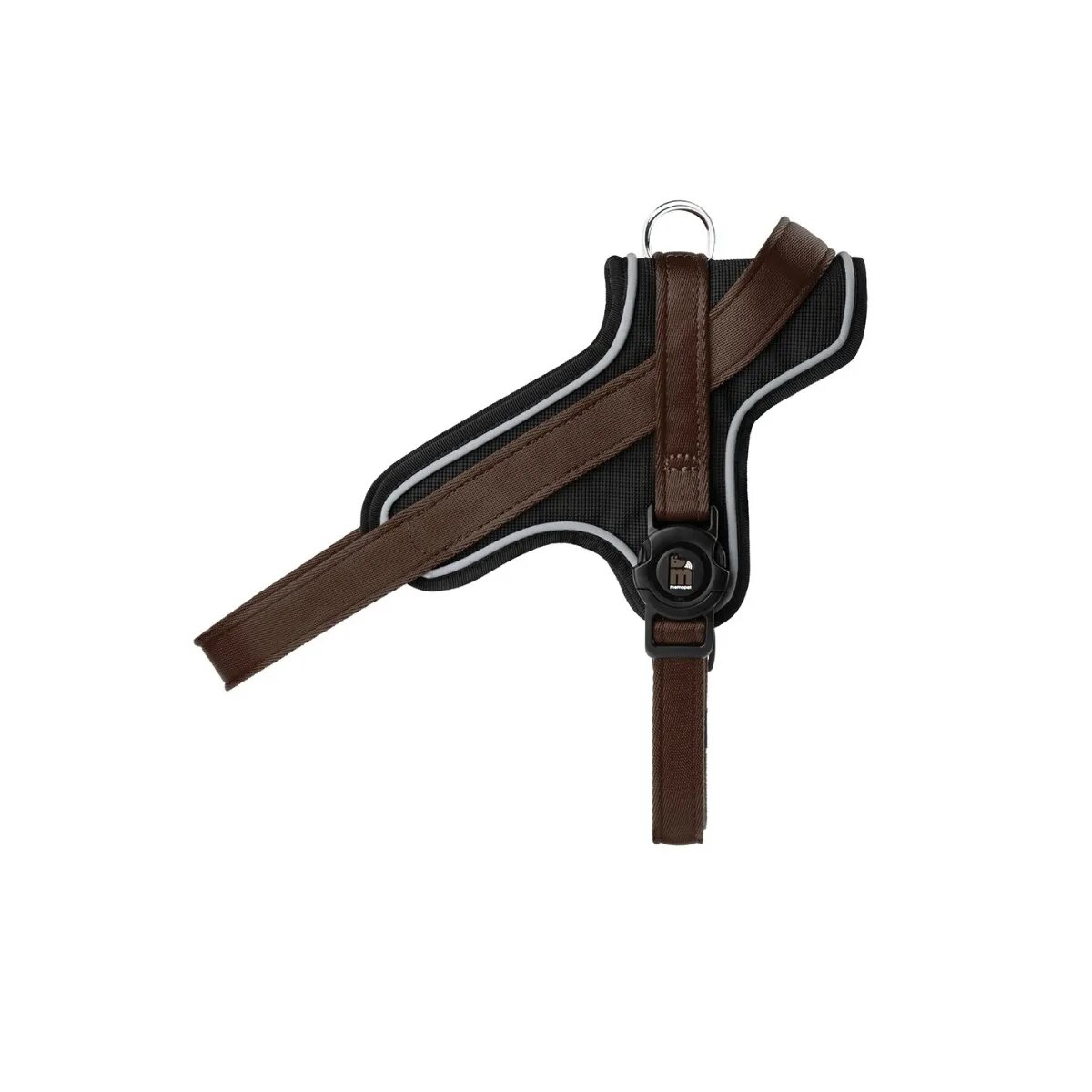 MyFamily Memopet ham câini Memopet ham cu NFC câini textil S 35-45cm maro