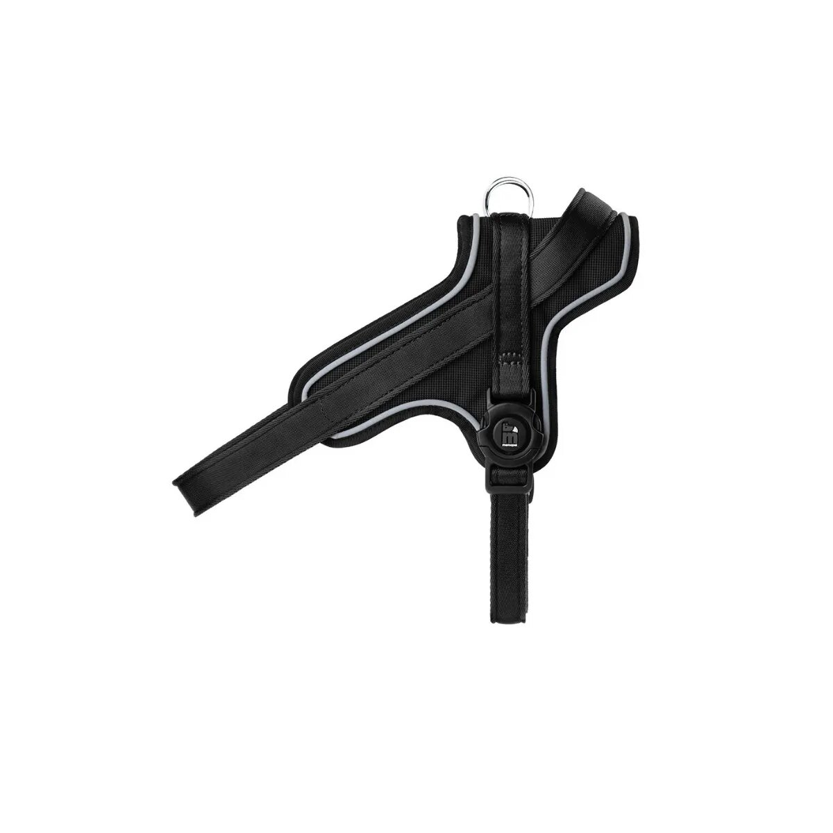 MyFamily Memopet ham câini Memopet ham cu NFC câini textil S 35-45cm negru