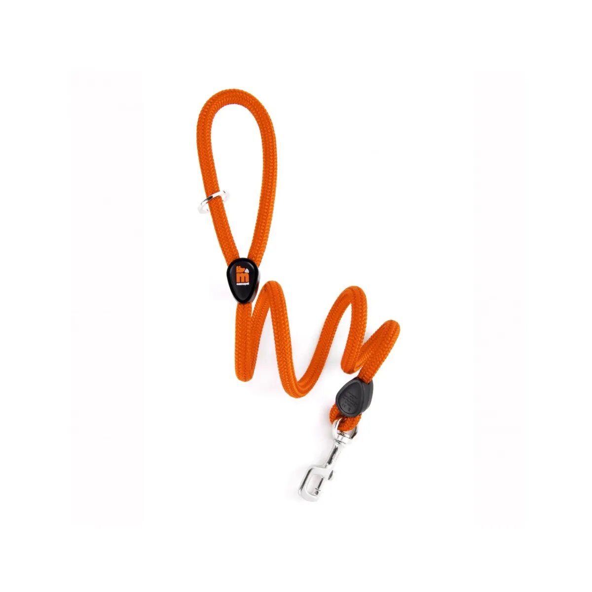 MyFamily Memopet lesă cu NFC câini textil 40kg 0.8cm x 110cm orange