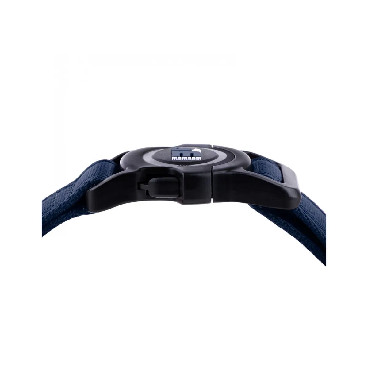 MyFamily Memopet zgardă ajustabilă cu NFC câini textil 26-37cm albastru închis