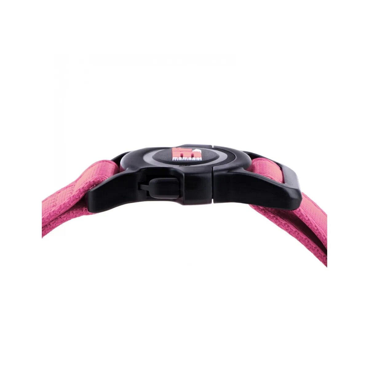 MyFamily Memopet zgardă ajustabilă cu NFC câini textil 35-53cm roz
