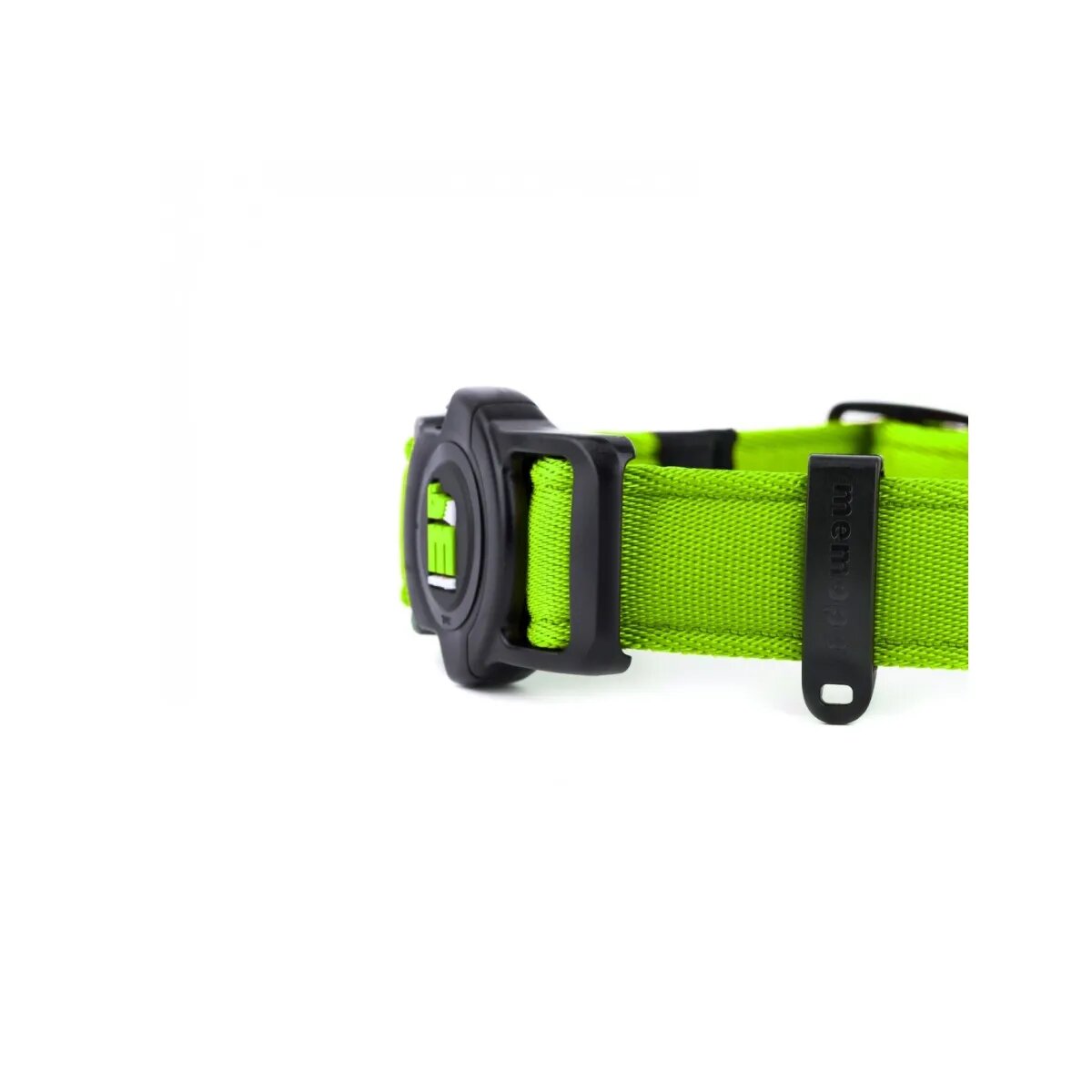 MyFamily Memopet zgardă ajustabilă cu NFC câini textil 35-53cm verde