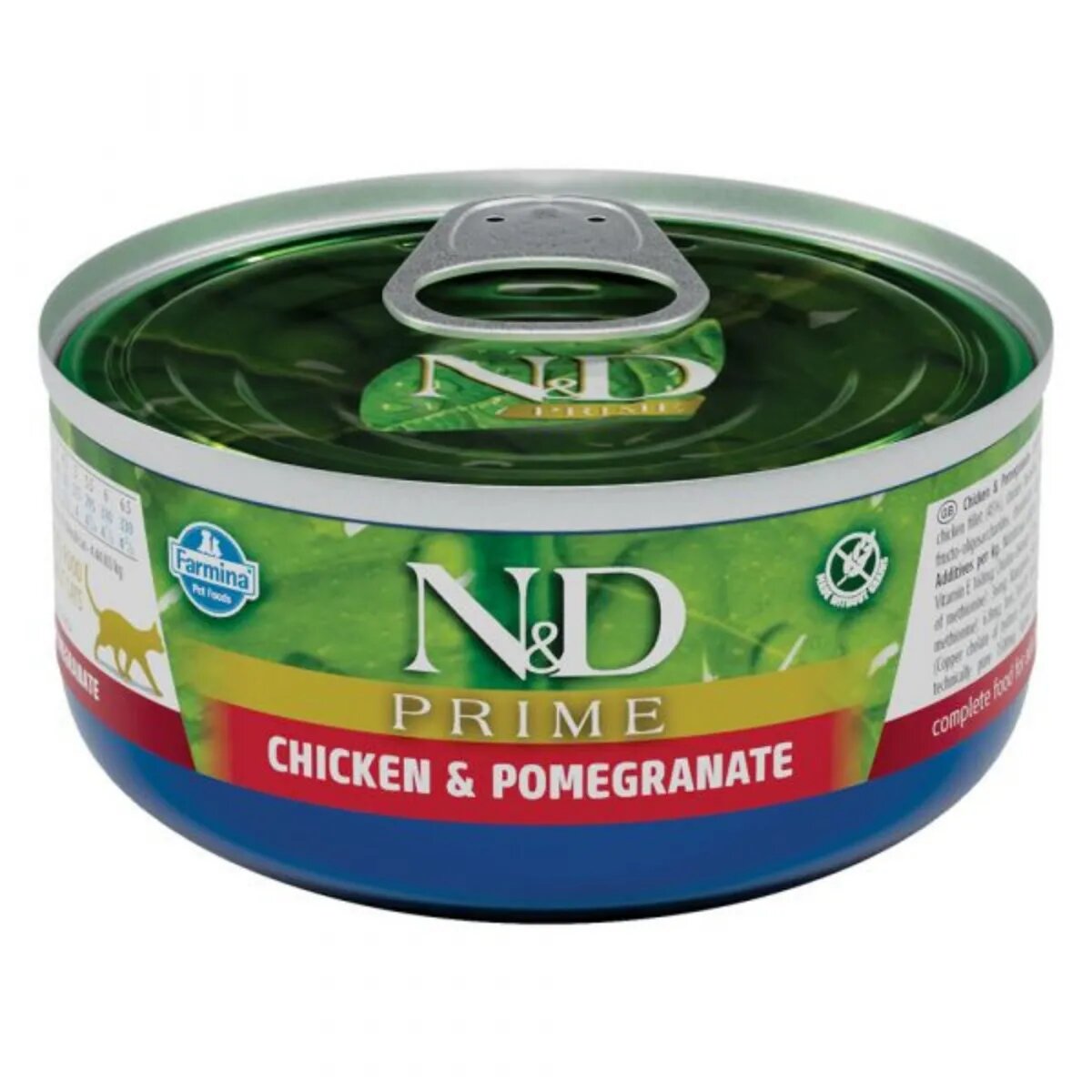 N&D Prime Pui și Rodie conservă hrană umedă fără cereale pisici (în sos) 70g