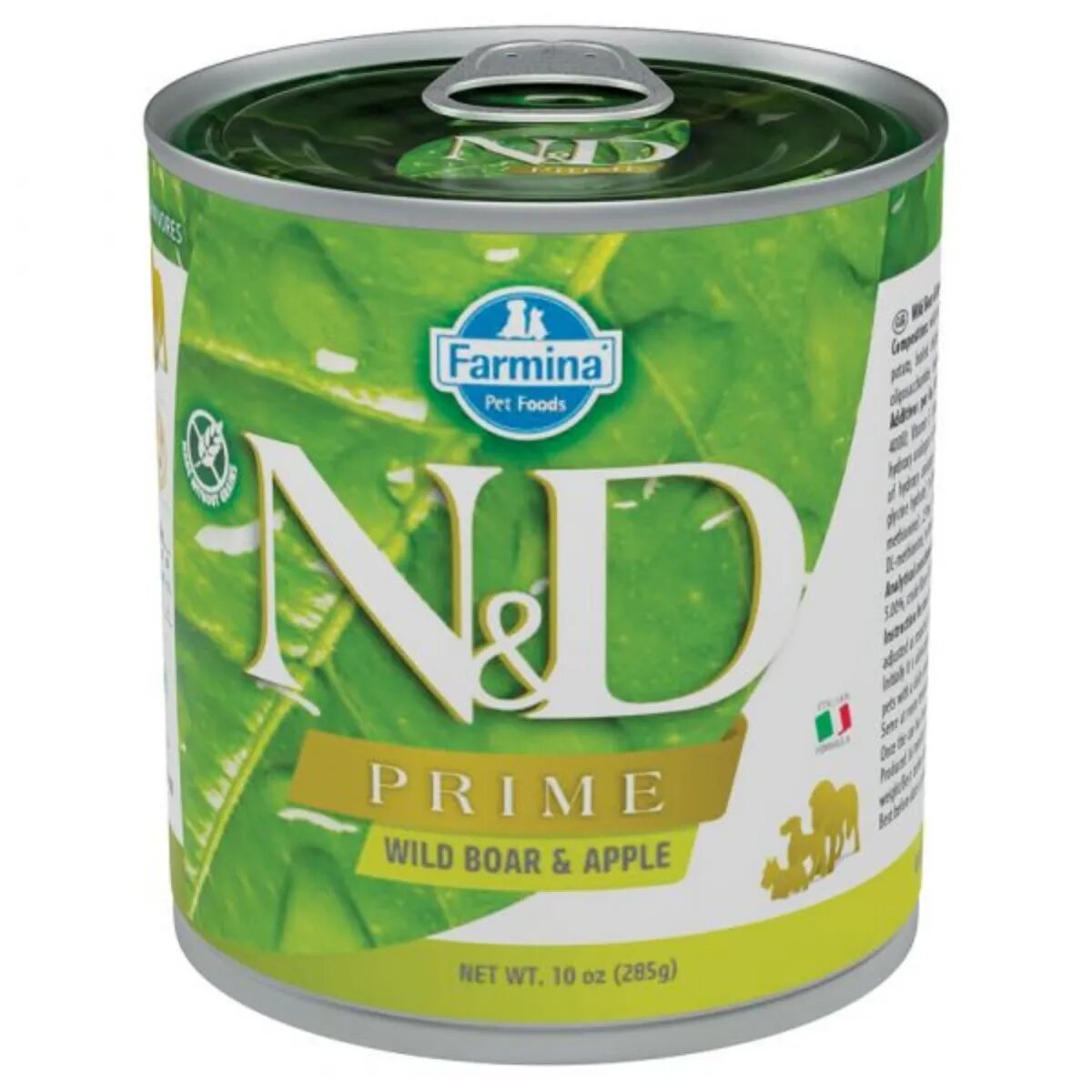 N&D Prime XS-XL Mistreț și Măr conservă hrană umedă fără cereale câini (în sos) 285g