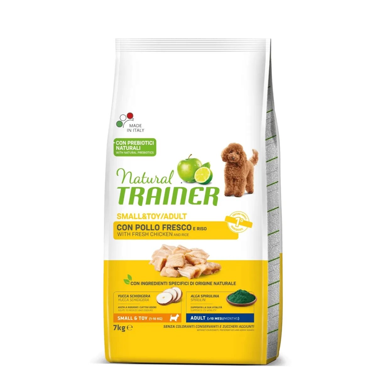 Natural Trainer Small&Toy Adult XS-S Pui hrană uscată câini 7kg