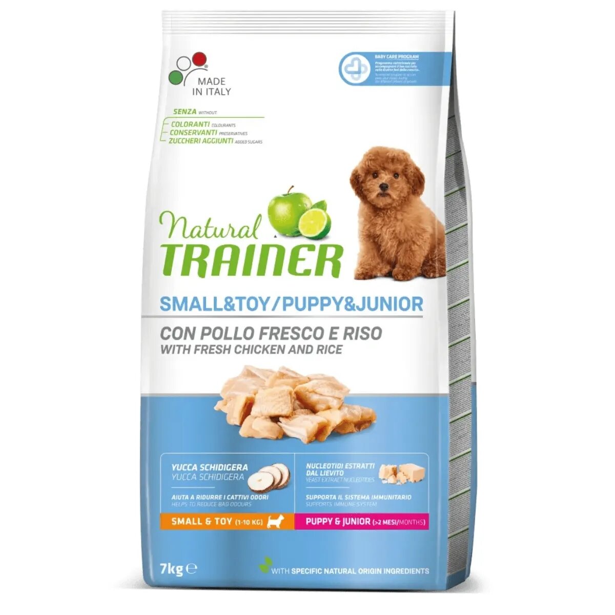 Natural Trainer Small&Toy / Puppy&Junior XS-S Pui hrană uscată câini junior 7kg