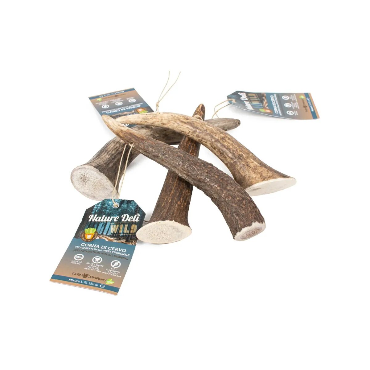 NATUREDELÌ Corn Natural de Caprior L recompense câini 150g