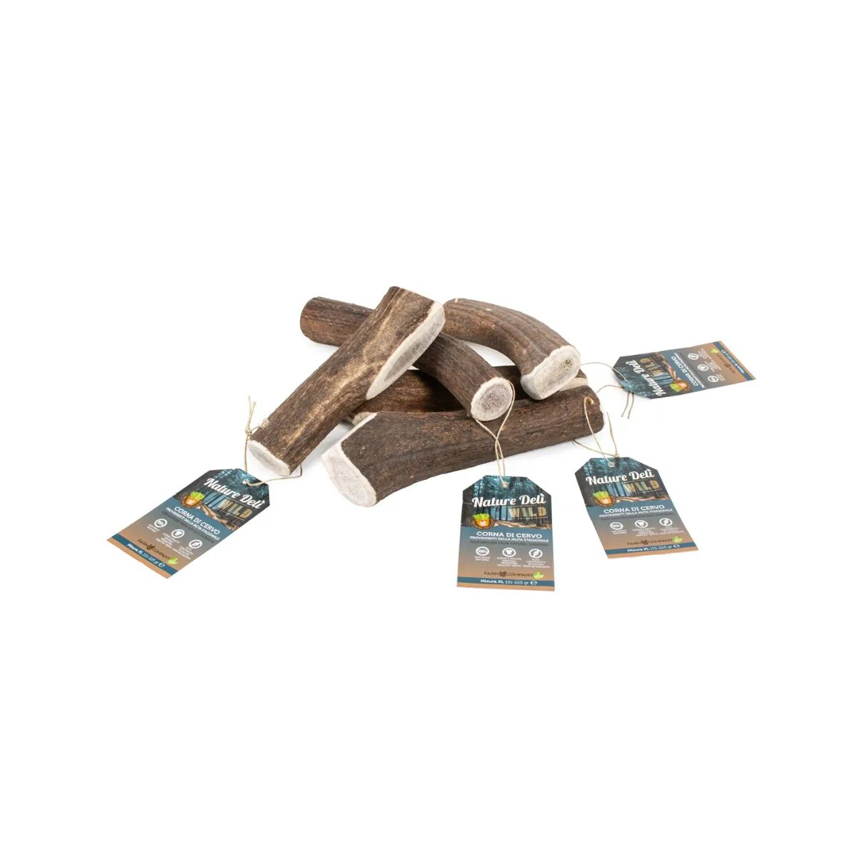 NATUREDELÌ Corn Natural de Caprior XL recompense câini 200g