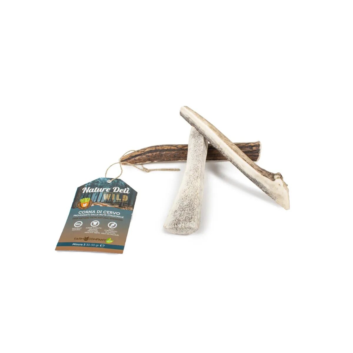 NATUREDELÌ Corn Natural de Cerb S recompense câini 50g