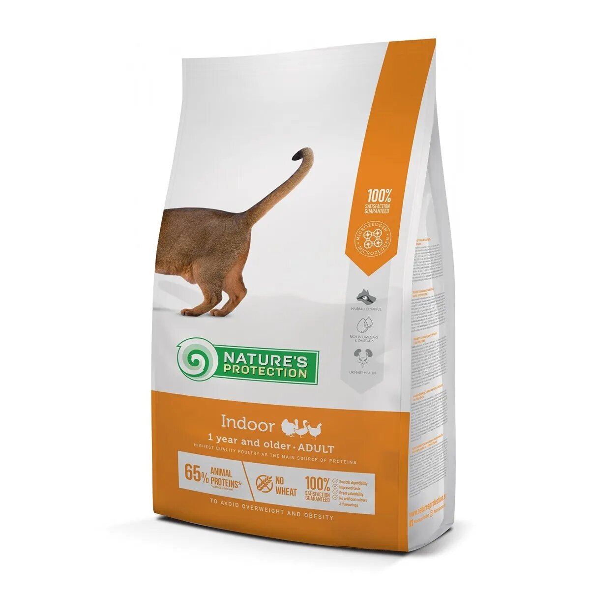 Natures Protection Indoor Pasăre hrană uscată pisici 7kg