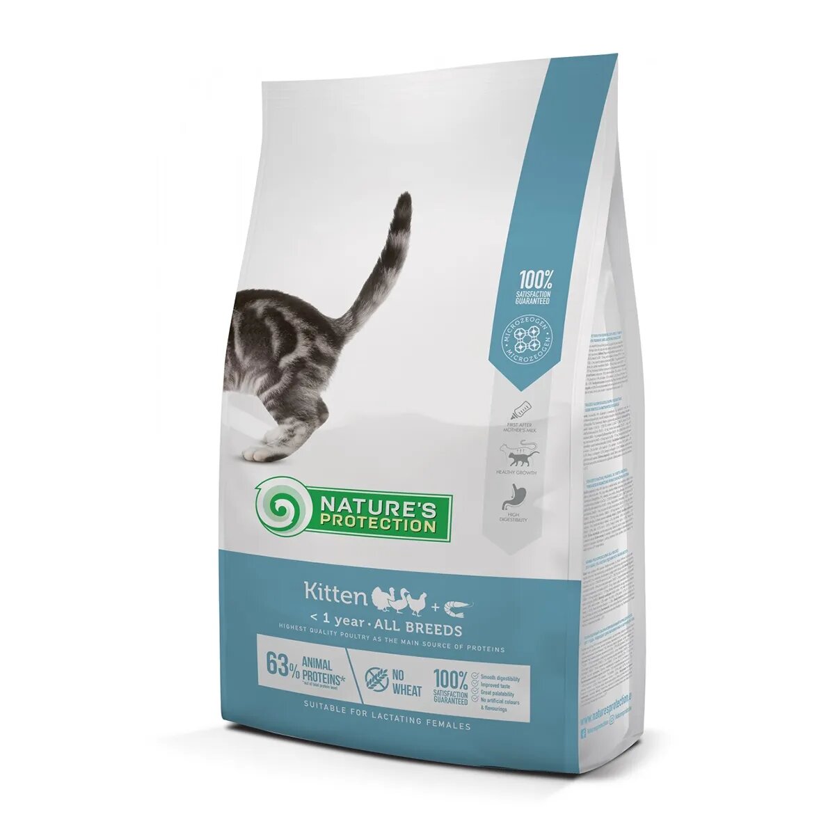 Natures Protection Kitten Pasăre cu Krill hrană uscată pisici junior 7kg