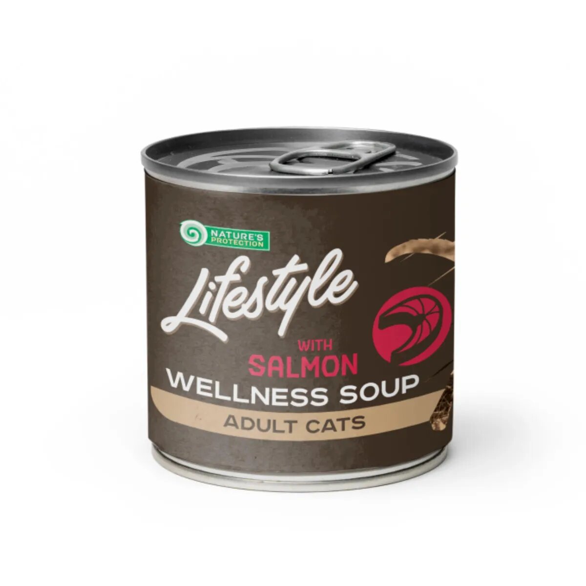Natures Protection Lifestyle Sterilised Soup Somon conservă hrană umedă pisici sterilizate (topping) 140g
