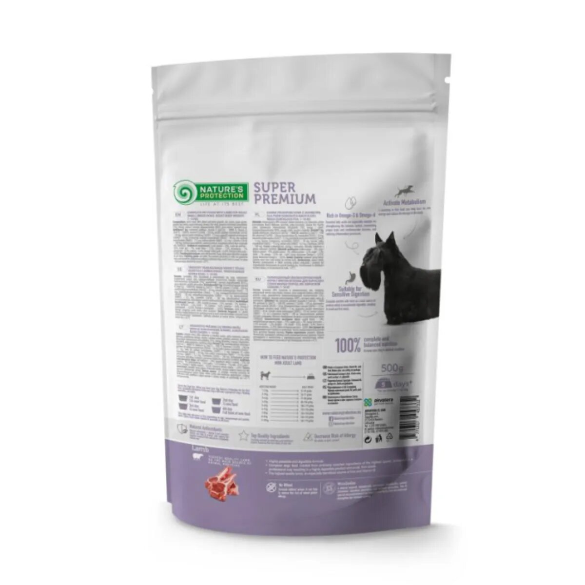 Natures Protection Mini Adult XS-S Miel hrană uscată câini 2kg