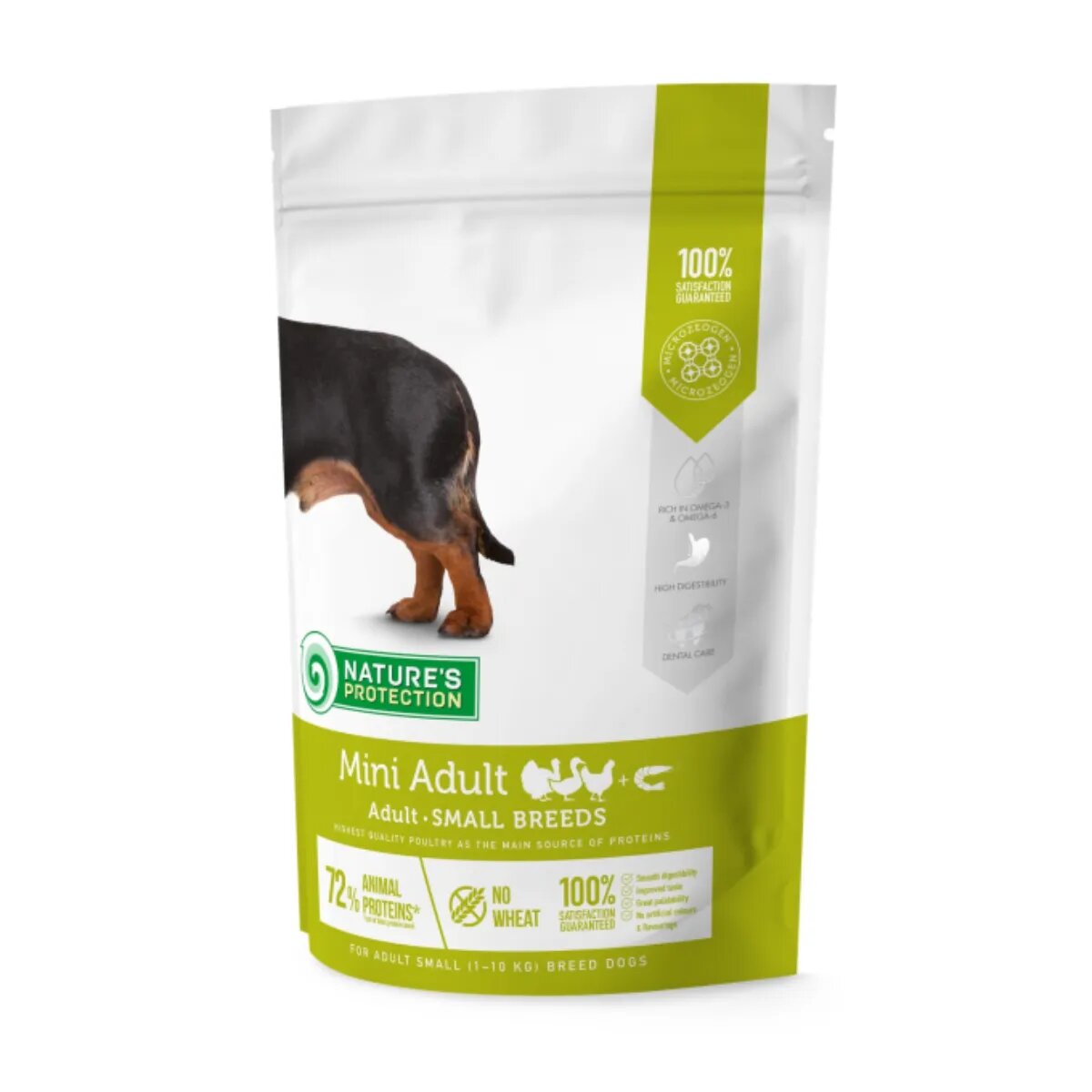 Natures Protection Mini Adult XS-S Pui și Krill hrană uscată câini 2kg