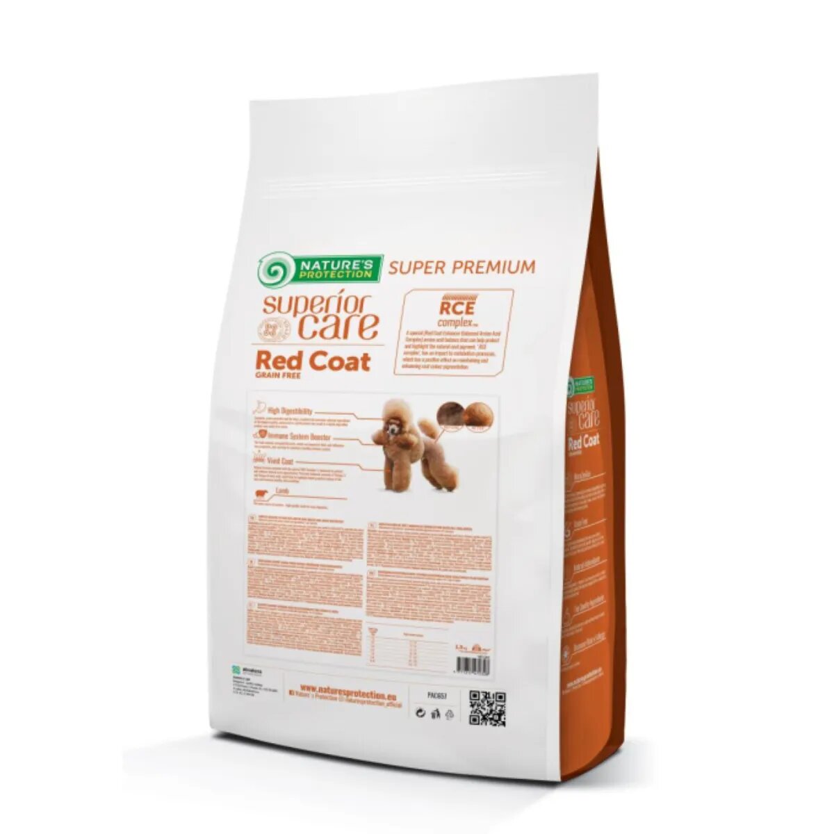 Natures Protection Superior Care Red Coat Small & Mini Breed XS-S Miel hrană uscată fără cereale câini 1.5kg