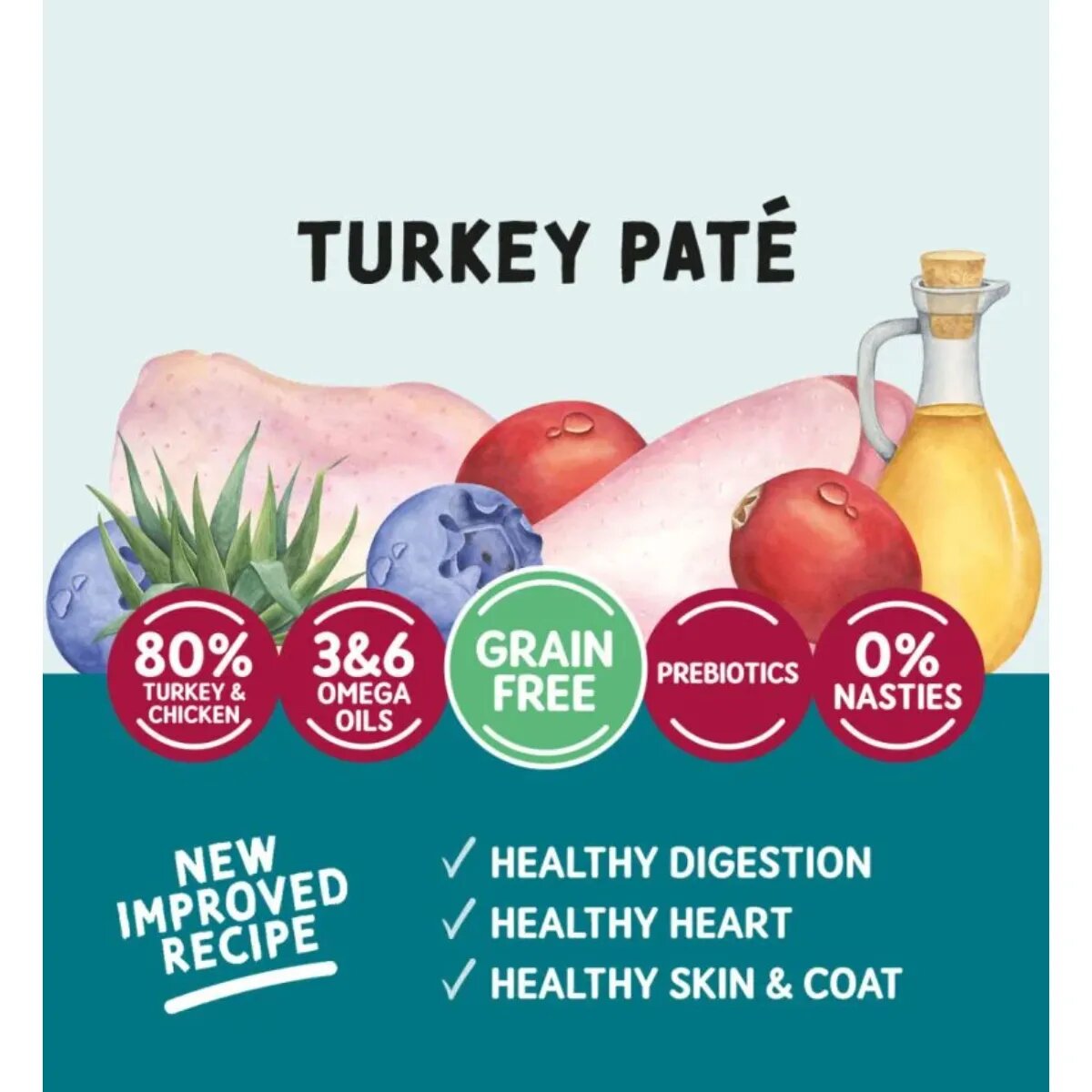 Naturo Curcan plic hrană umedă fără cereale pisici (pate) 85g
