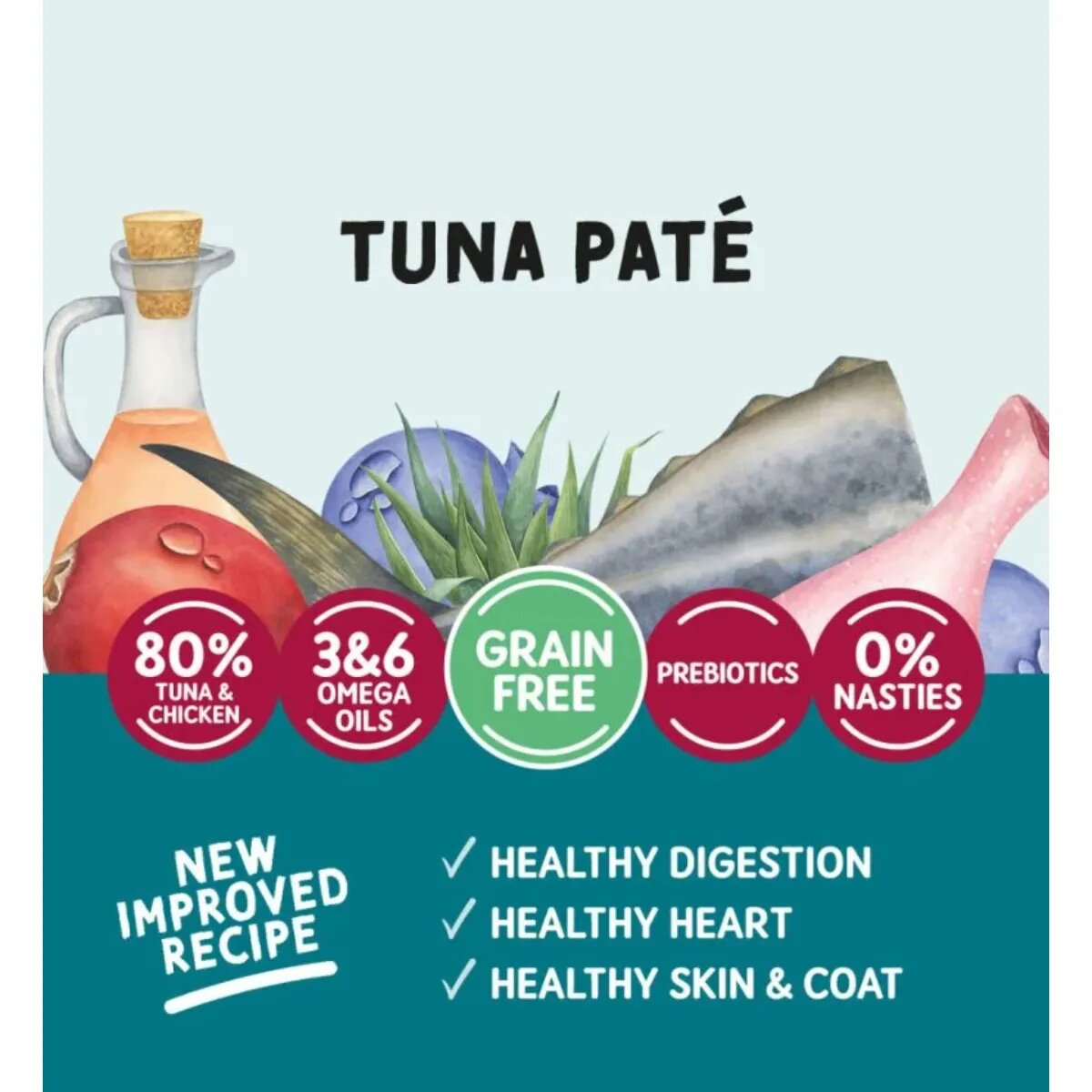 Naturo Ton plic hrană umedă fără cereale pisici (pate) 85g