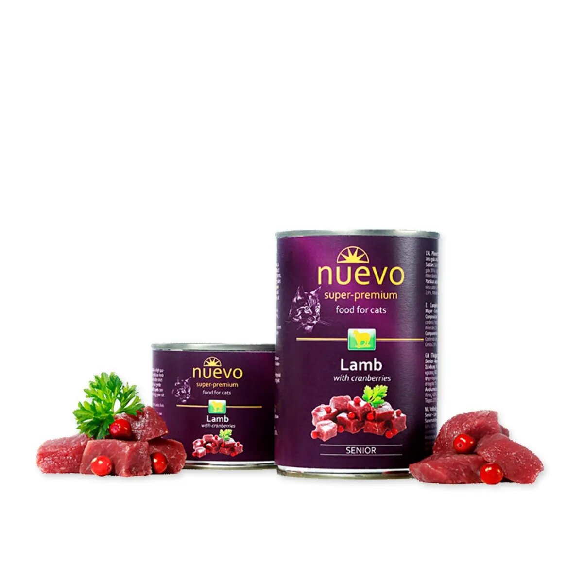 Nuevo Miel și Merișor conservă hrană umedă fără cereale pisici senior (pate) 400g