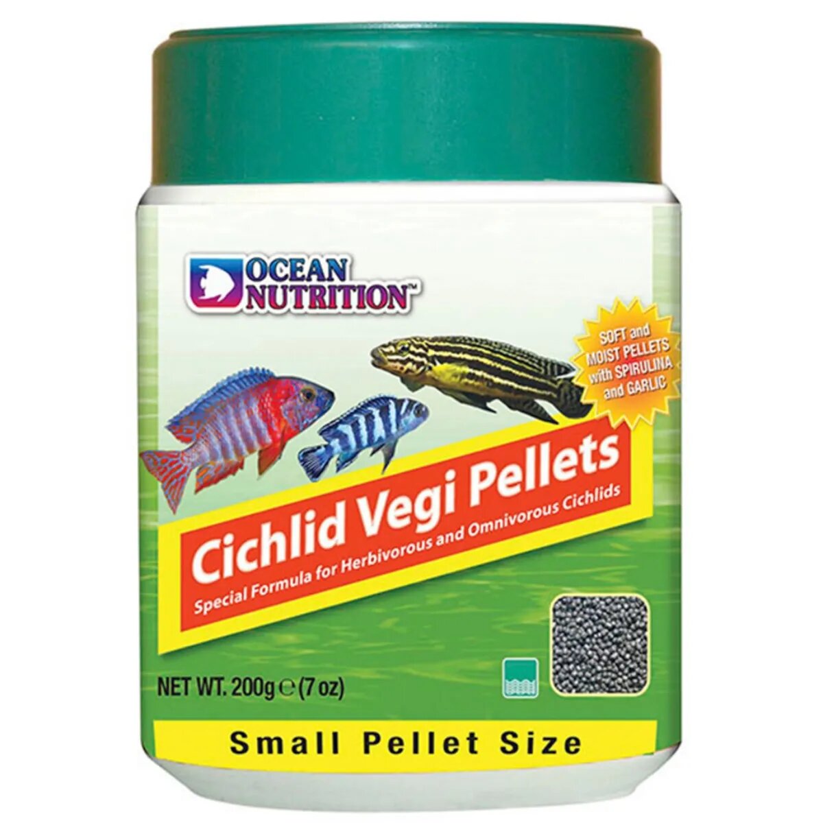 Ocean Nutrition Cichlid Vegi Pellets Small 100g