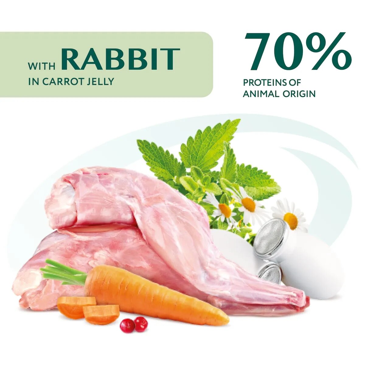 OPTIMEAL Iepure și Morcov plic hrană umedă pisici piele & blană (în aspic) 85g