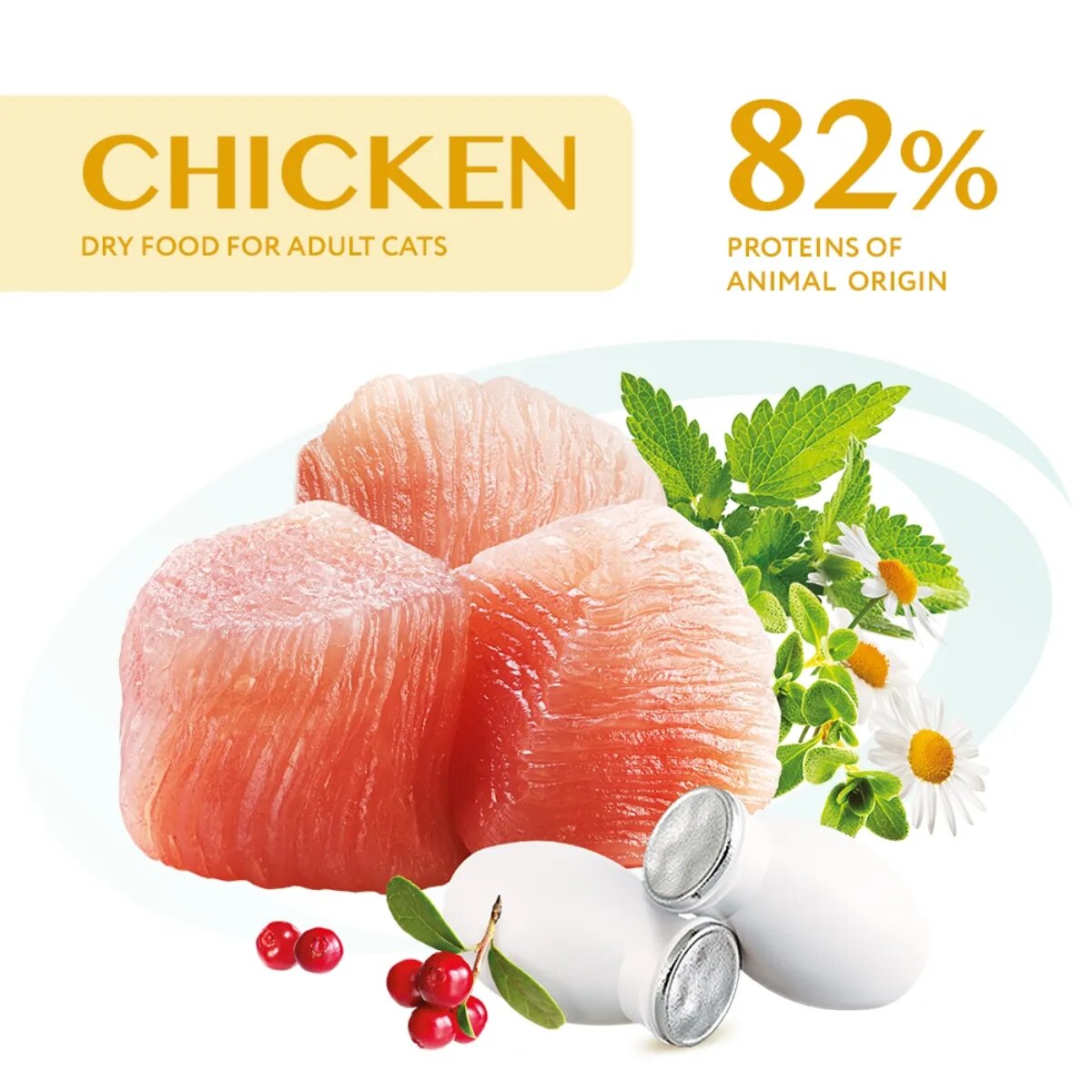OPTIMEAL Pui hrană uscată pisici 700g