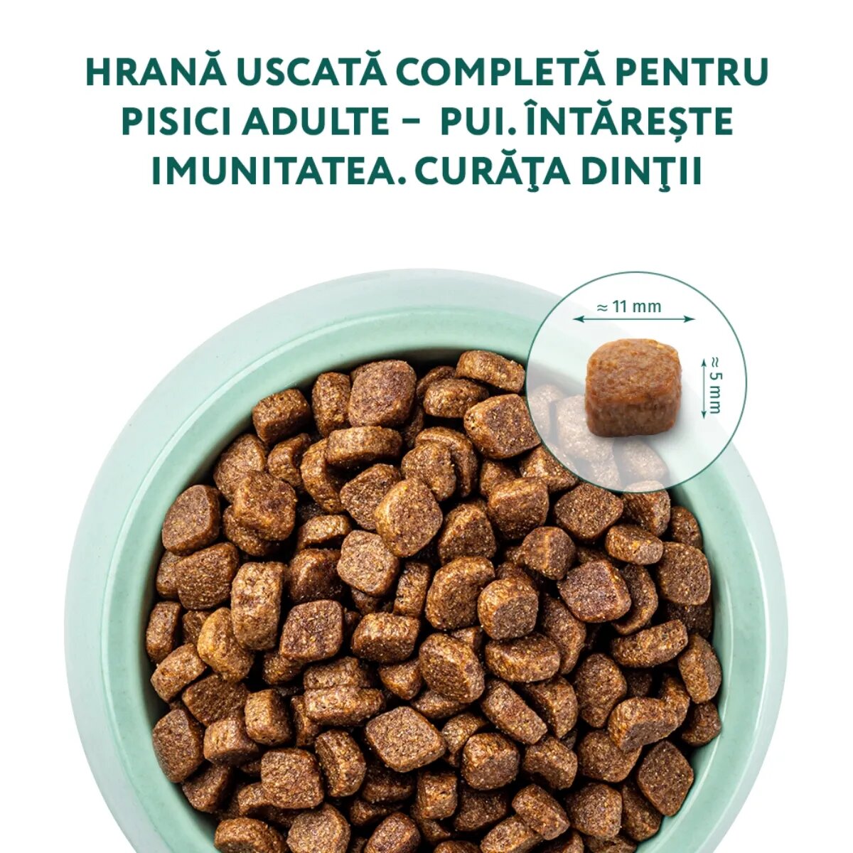 OPTIMEAL Pui hrană uscată pisici 700g