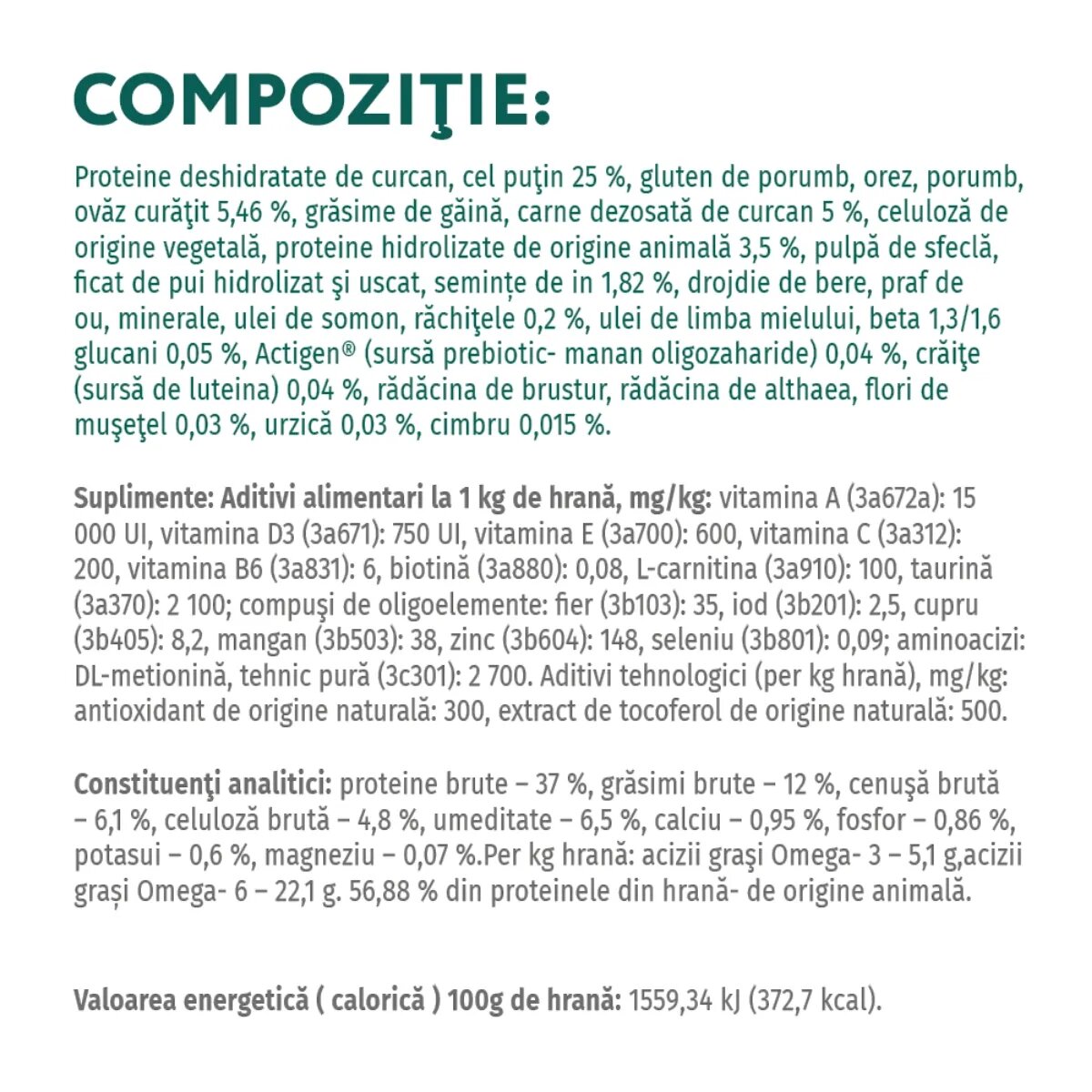 OPTIMEAL Sterilised Curcan cu Ovăz hrană uscată pisici sterilizate Sterilised Curcan hrană uscată pisici sterilizate 700g