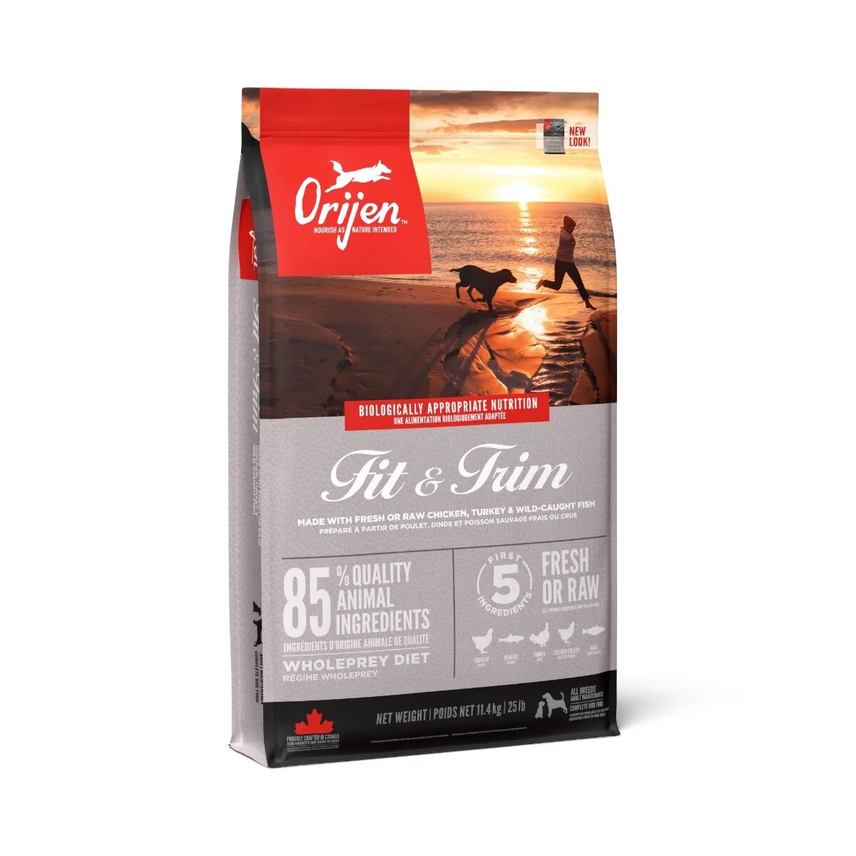 Orijen Fit & Trim hrană uscată fără cereale câini metabolism 11.4kg