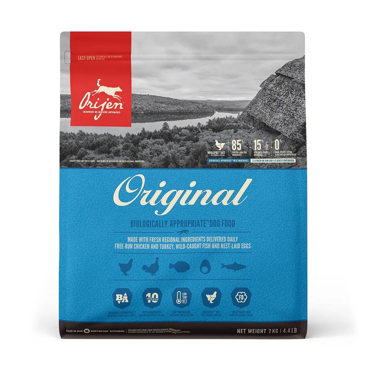 Orijen Original Adult Dog hrană uscată fără cereale câini 2kg