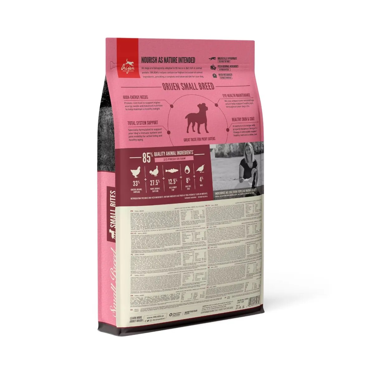 Orijen Small Breed hrană uscată fără cereale câini 1.8kg